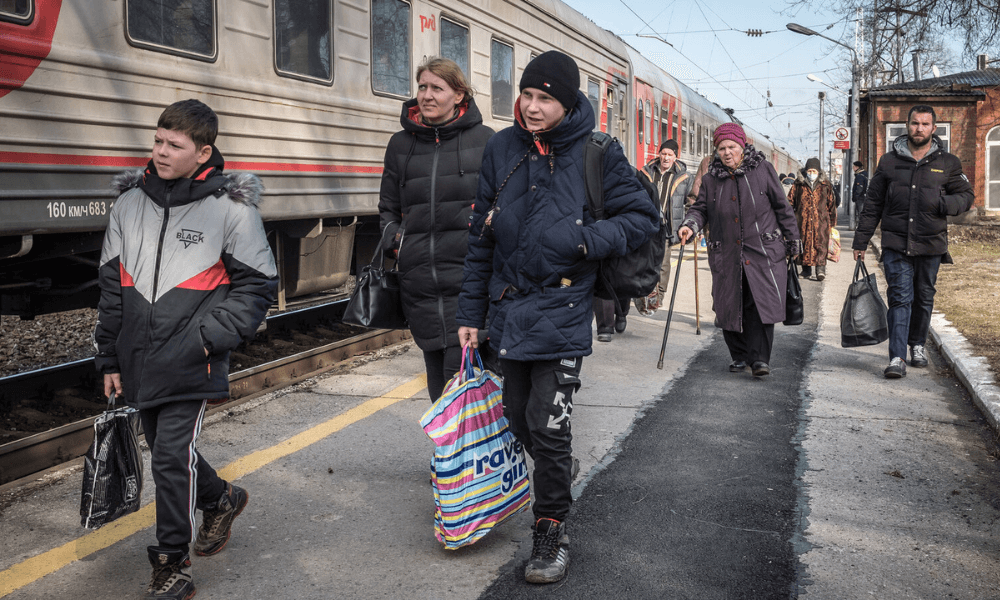 Russian invasion displaces Ukrainians who fled Donbas conflict